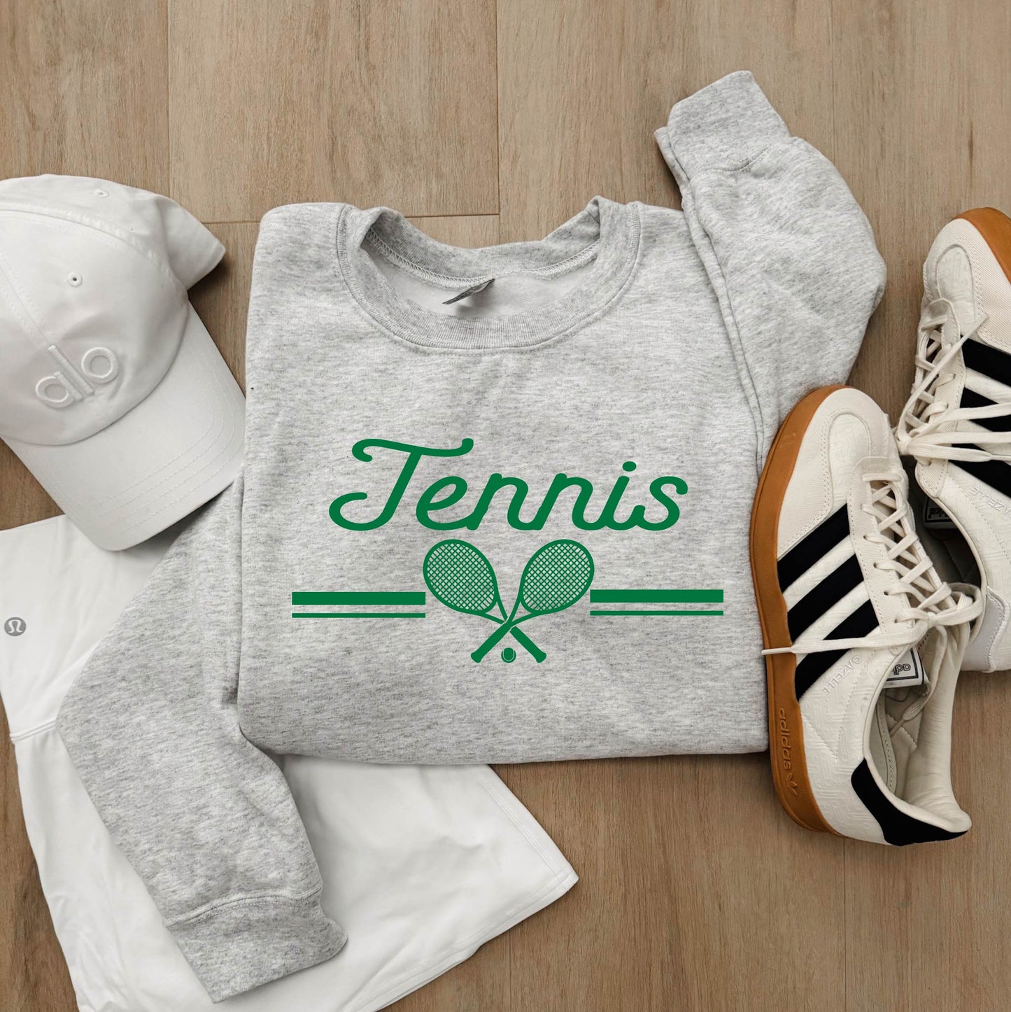 Tennis stripes basic sweatshirt